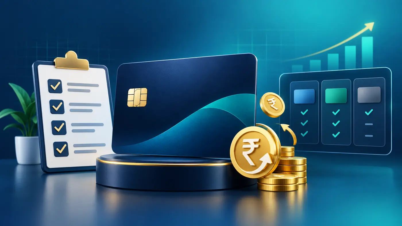 Cashback credit card comparison checklist and rupee rewards